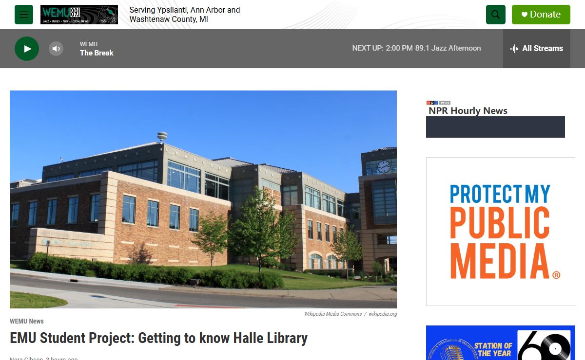 WEMU 89.1 NPR Radio | Jazz, Blues & News | Ann Arbor, Detroit | WEMU-FM