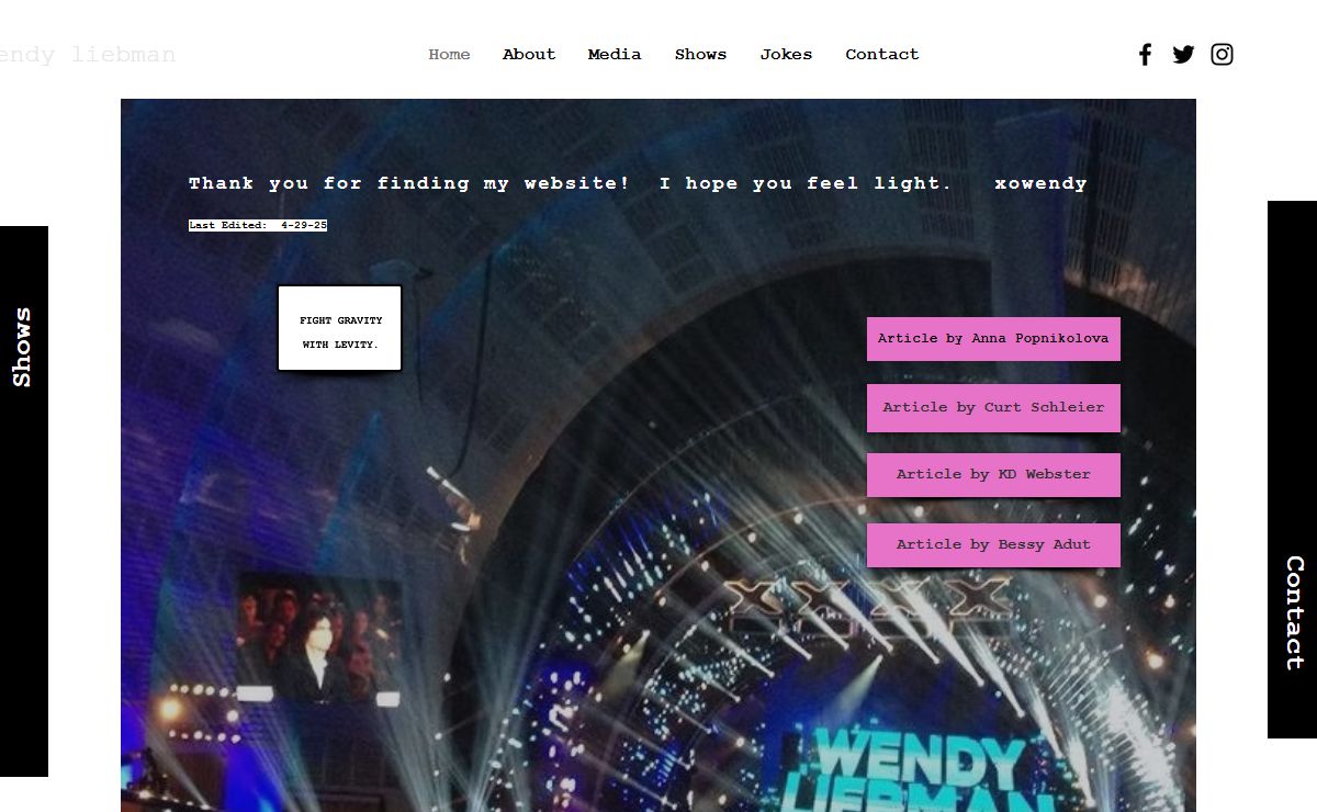 WendyLiebman.com/home