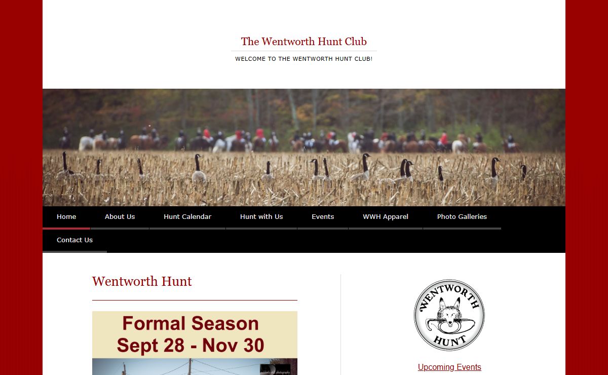 The Wentworth Hunt Club | Welcome to the Wentworth Hunt Club!