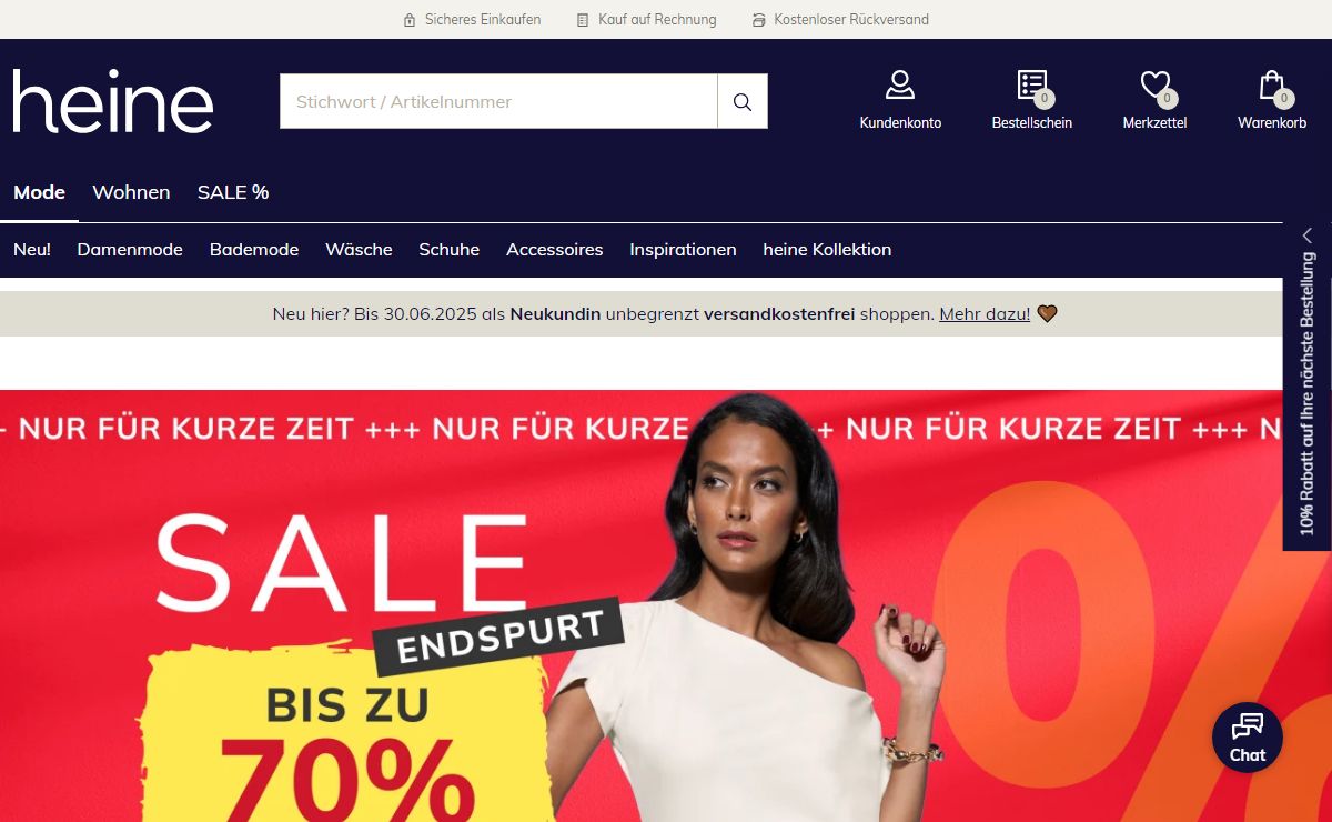 Inspirierende Damenmode, Schuhe und Wohnideen | heine