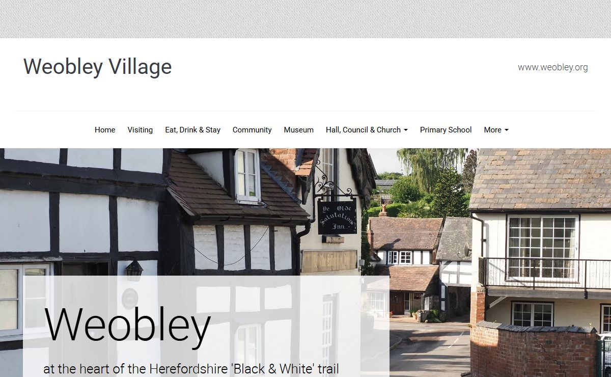 Welcome To Weobley