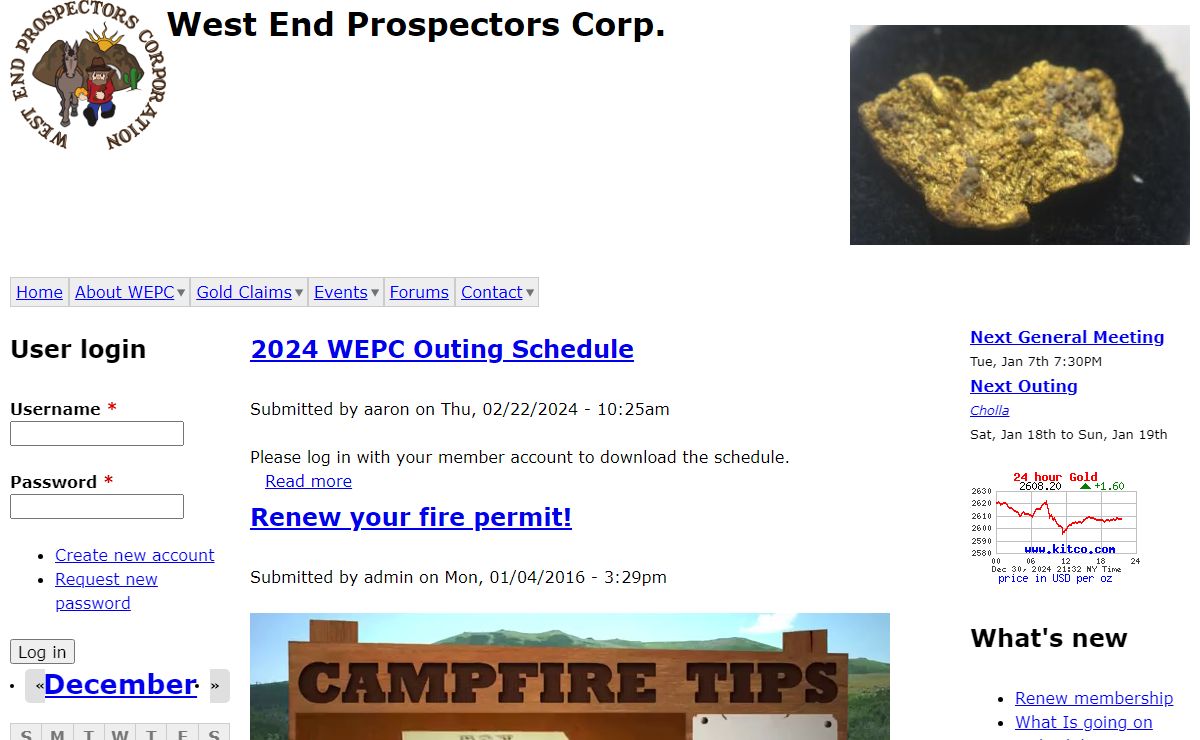 West End Prospectors Corp.