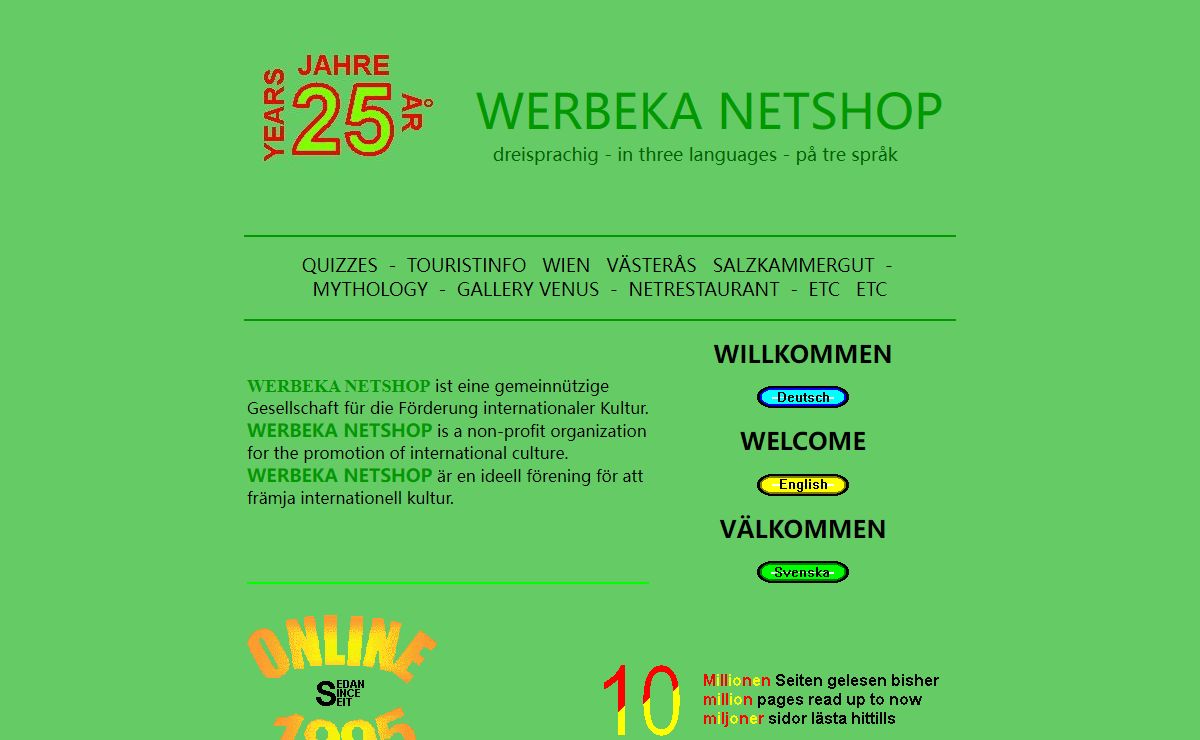 WERBEKA NETSHOP - START