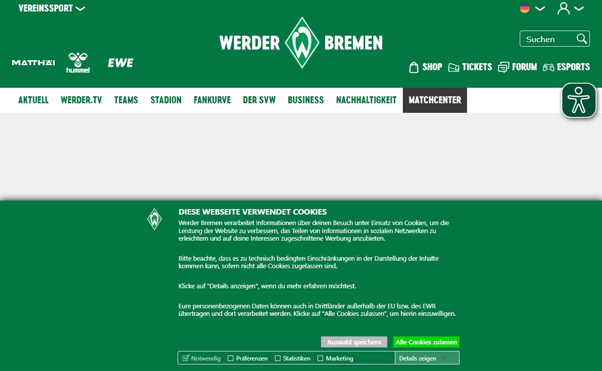 Startseite | SV Werder Bremen