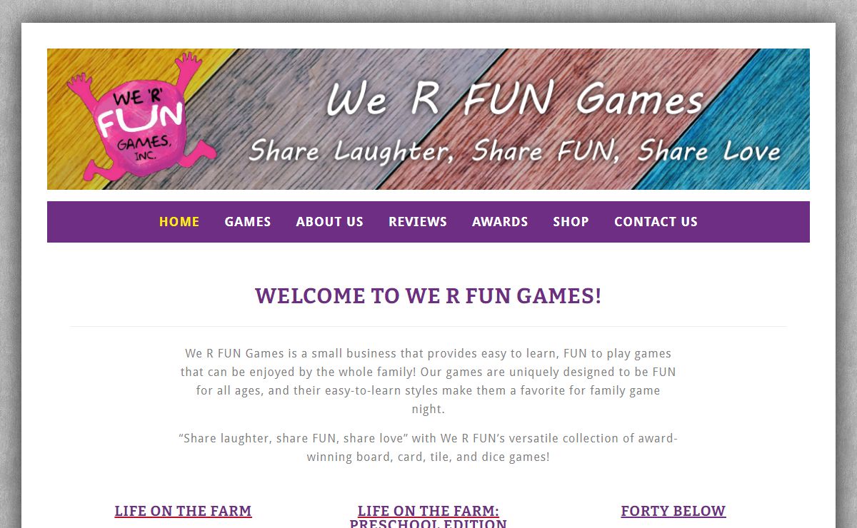 FUN Games for Family Game Night - We R FUN Games
