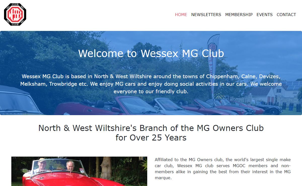 Welcome to the Wessex MG Club