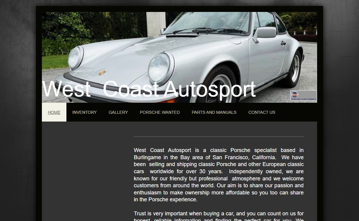 Classic Porsche and other European Classics specialists