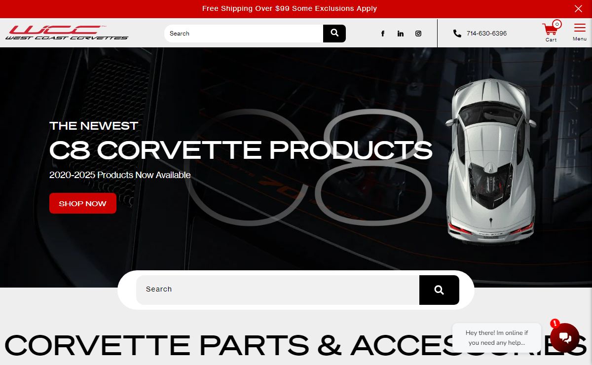 Corvette Parts & Accessories – WestCoastCorvette.com