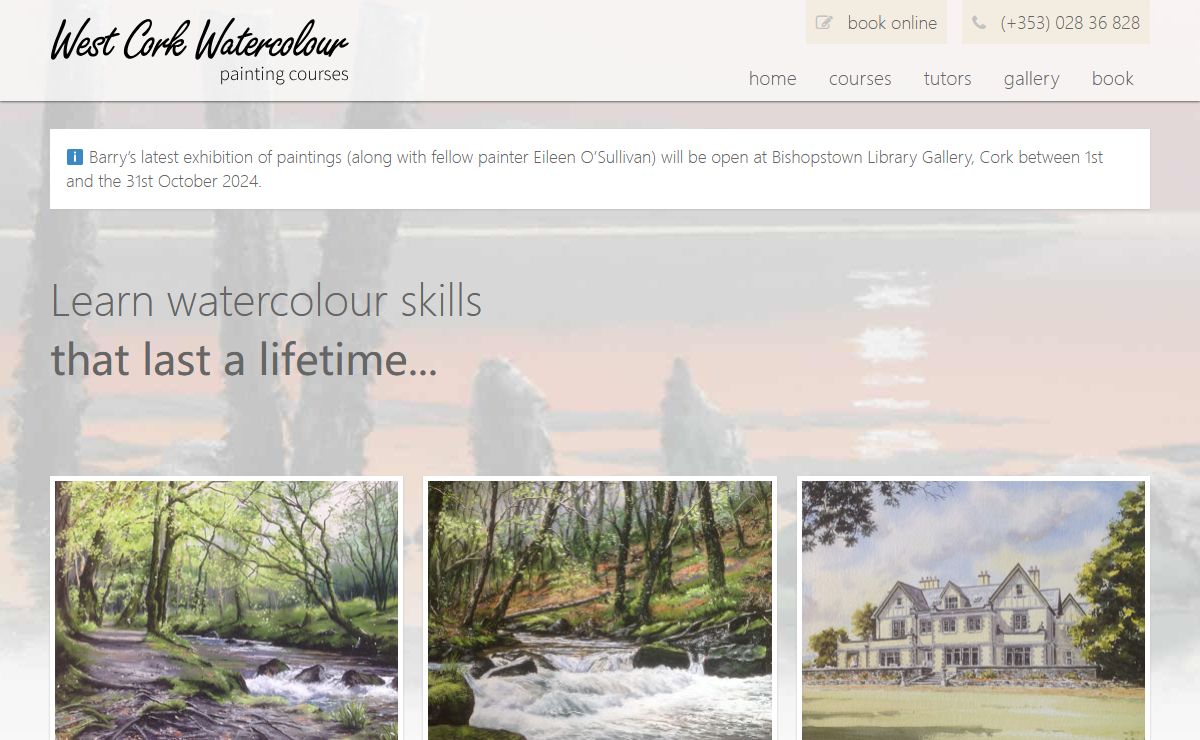 Watercolour Painting Cork, Pastel Painting, Painting Holidays West Cork, Ireland