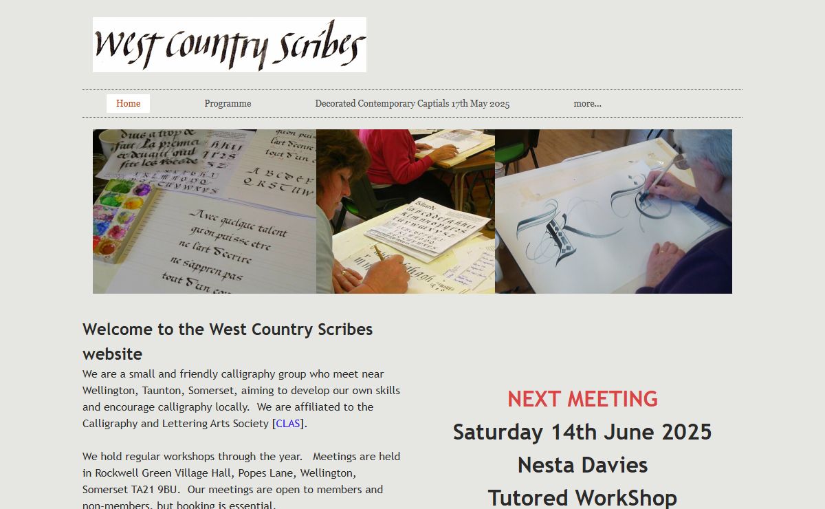 WEST COUNTRY SCRIBES - Home