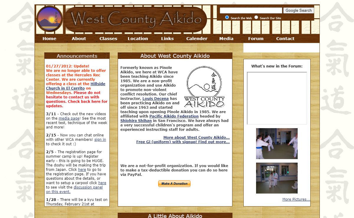 West County Aikido Home