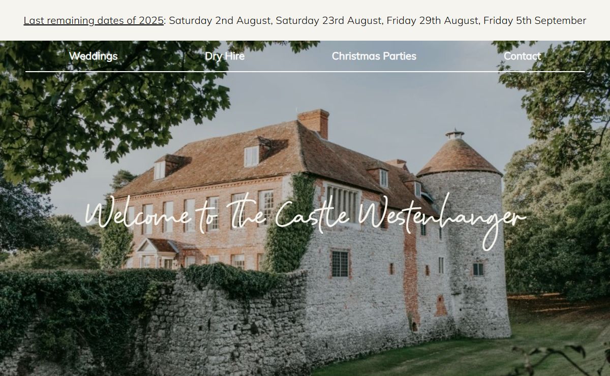 The Castle Westenhanger | Wedding Venue In Kent, UK