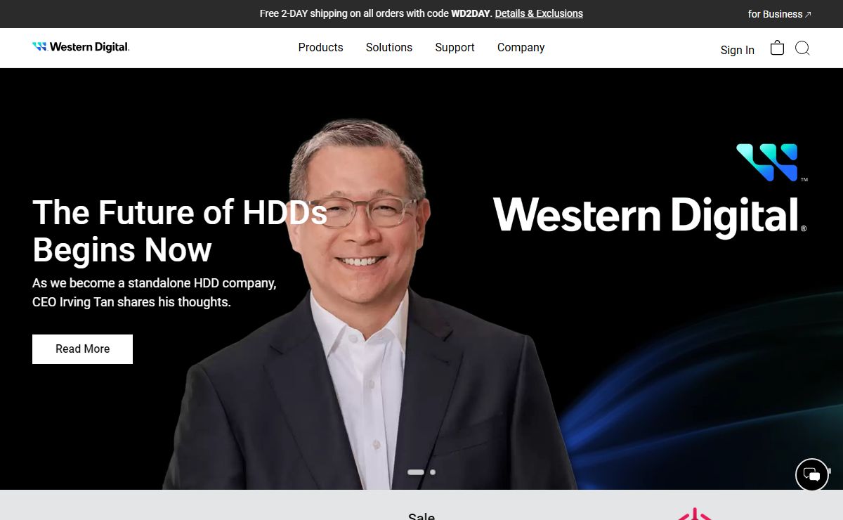 High-Capacity HDDs for PCs, NAS, Gaming, Data Centers, and AI Data Cycles | Western Digital