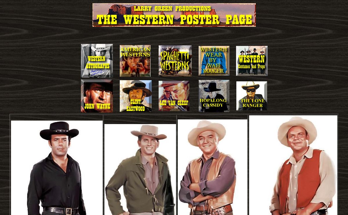 Welcome to the Western Poster Page