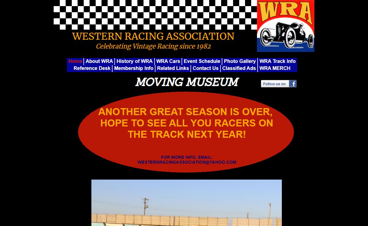WRA - Southern California Vintage Open Wheel Racing