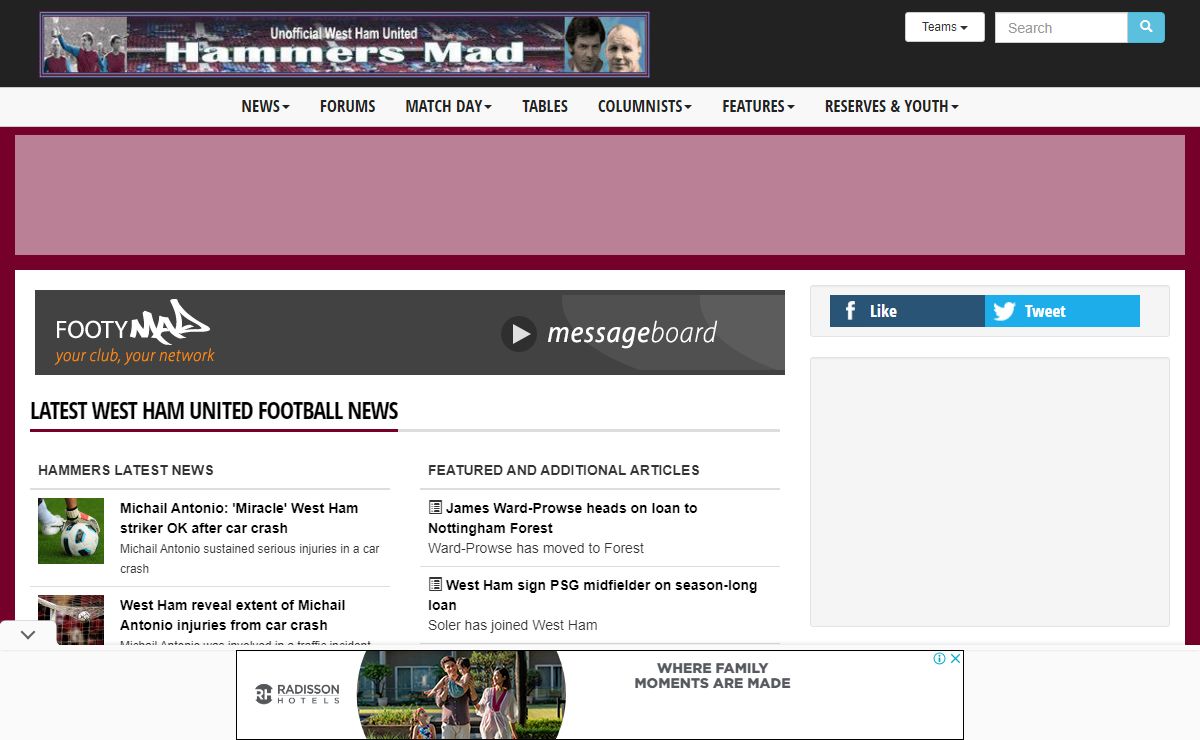 West Ham United News - Hammers Mad