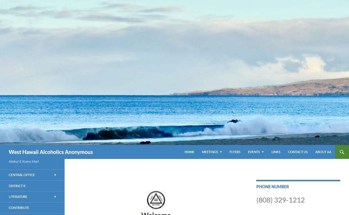 West Hawaii Alcoholics Anonymous | Aloha! E Komo Mai!