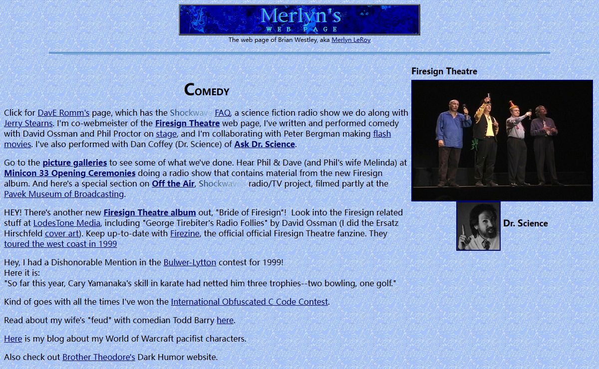 Merlyn LeRoy's Web Page