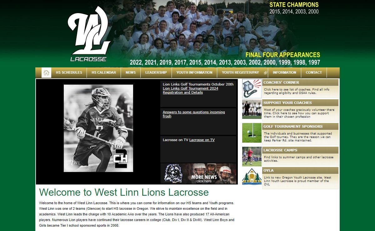 West Linn Lions Lacrosse