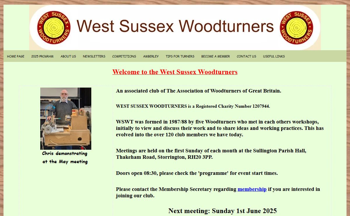 Welcome to West Sussex Woodturners