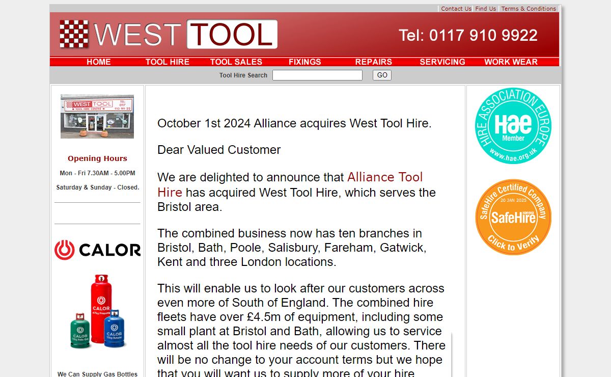 Tool Hire Centre Bristol | Tools For Sale | Tool Repair Bristol