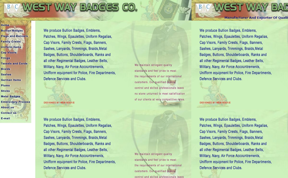 WEL COME TO WEST WAY BADGES CO.