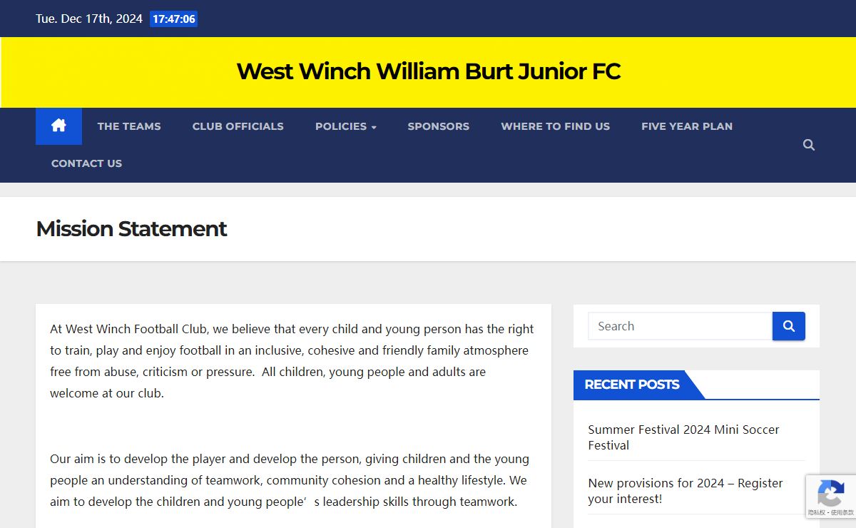 West Winch William Burt Junior FC