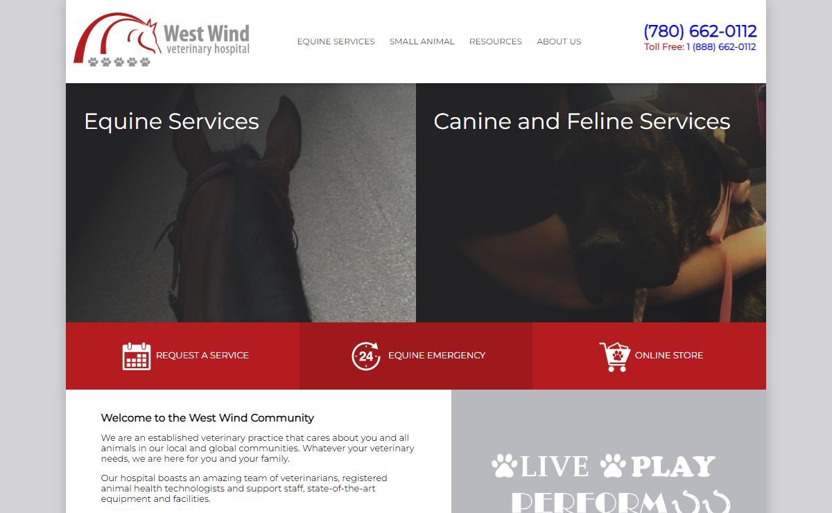 West Wind Veterinary Hospital - Sherwood Park Alberta