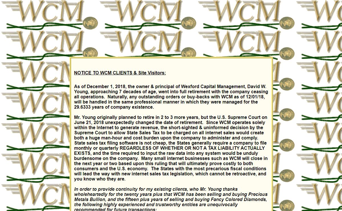 Referral Page for WCM Clients