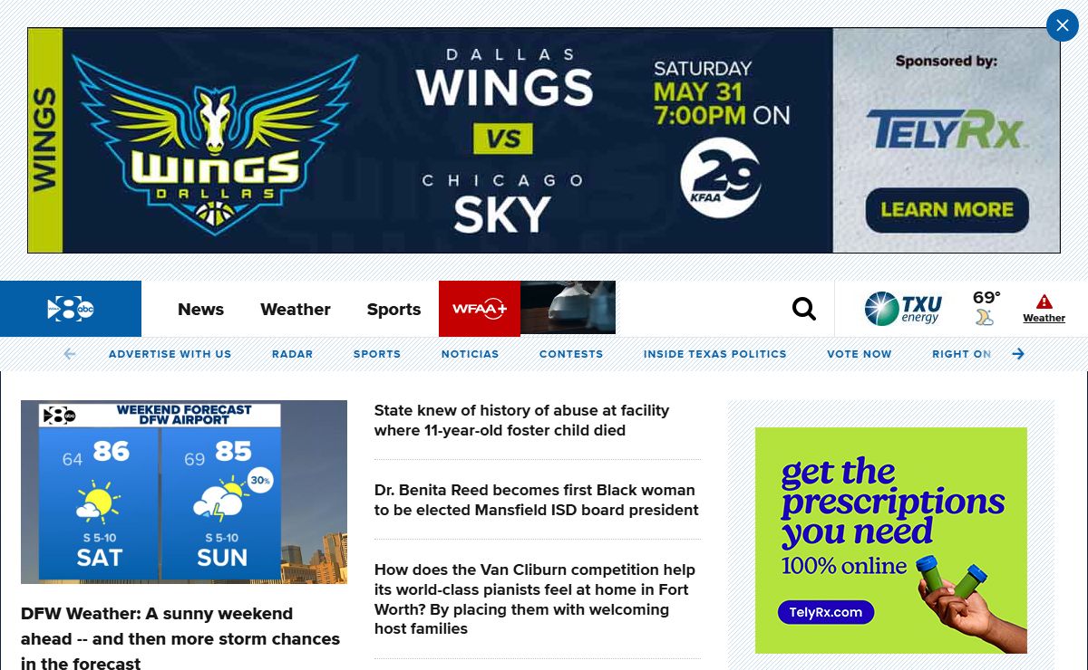 Dallas's Leading Local News: Weather, Traffic, Sports and more | Dallas, Texas | wfaa.com