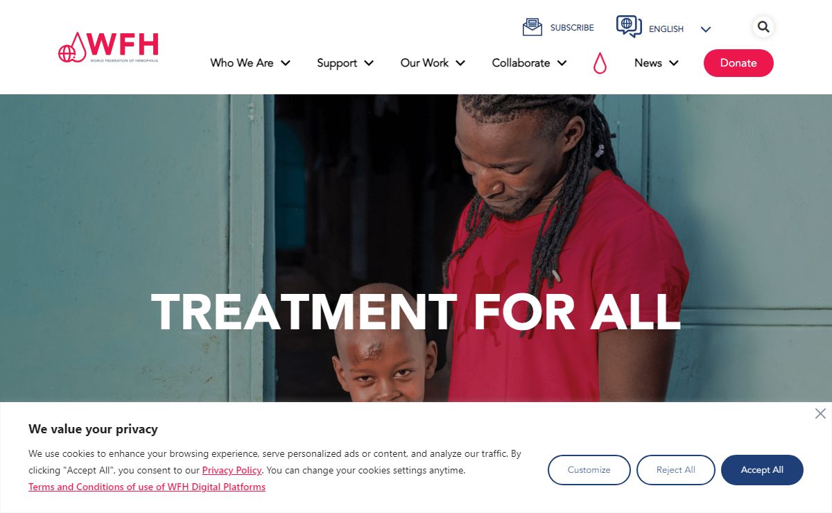 Home | World Federation of Hemophilia