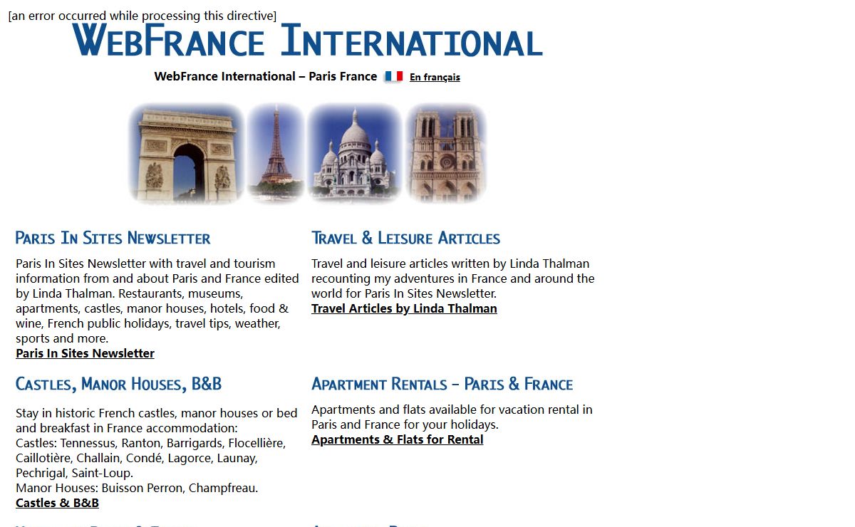 WebFrance International Paris France linda thalman