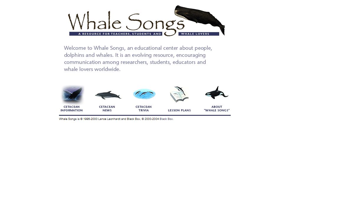 Whale Songs