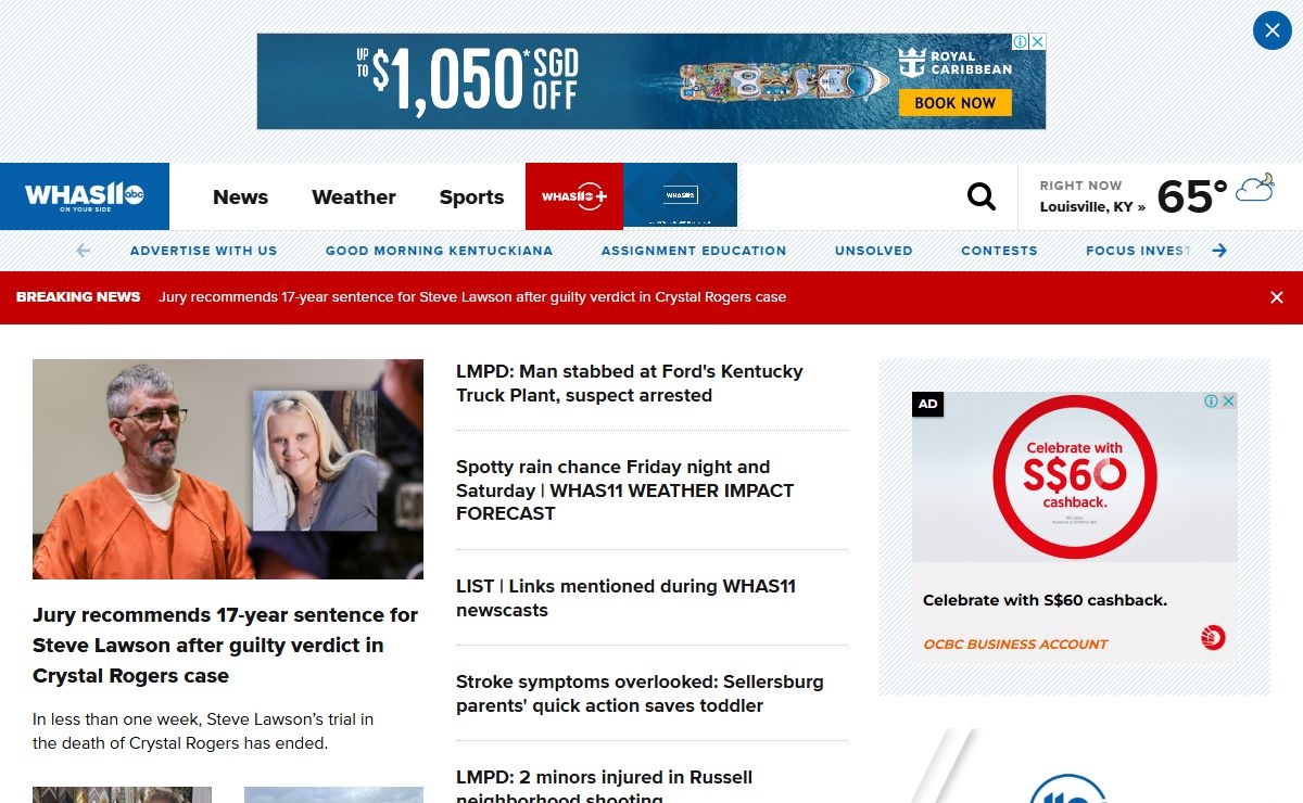 Louisville's Leading Local News: Weather, Traffic, Sports and more | Louisville, Kentucky | whas11.com