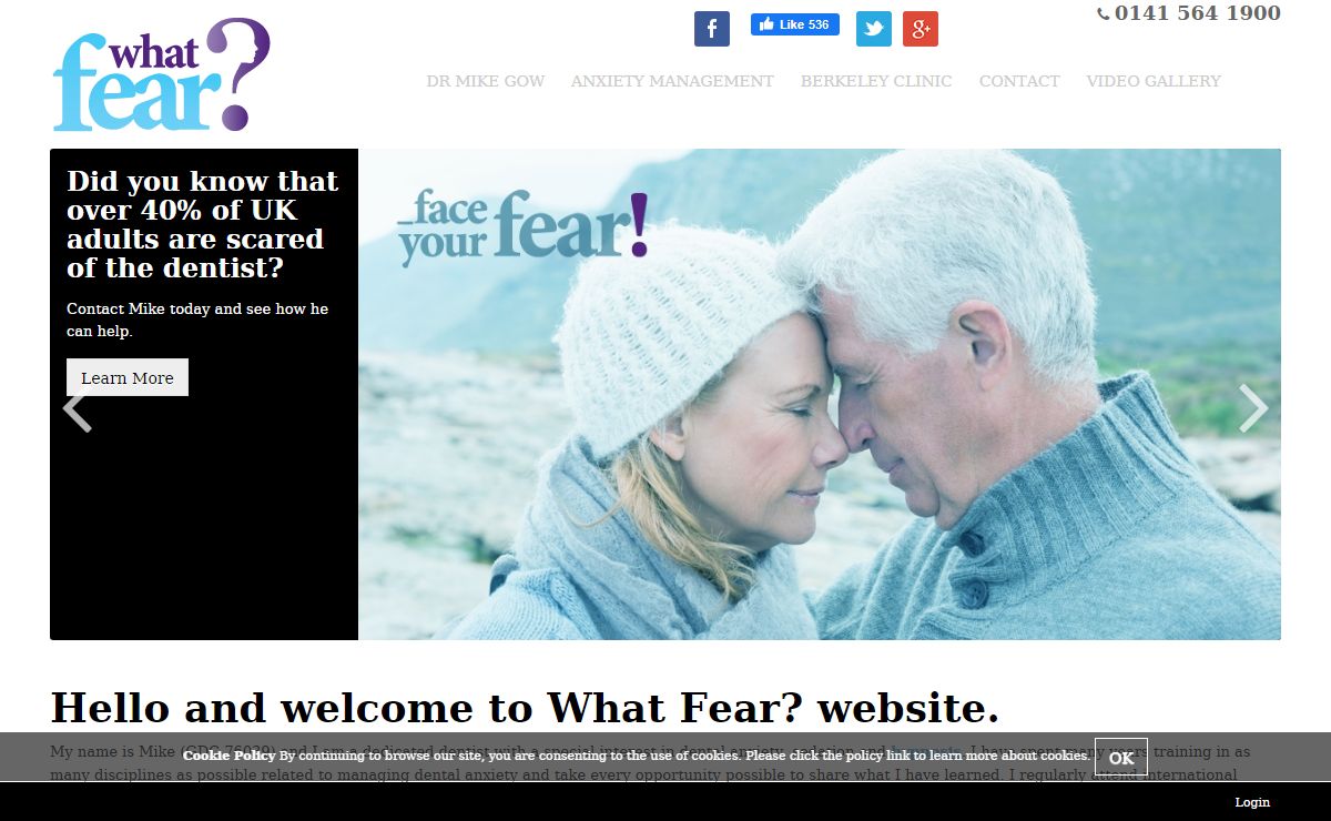 Cosmetic Dentistry Dental Fear and Anxiety Management Dentist Glasgow