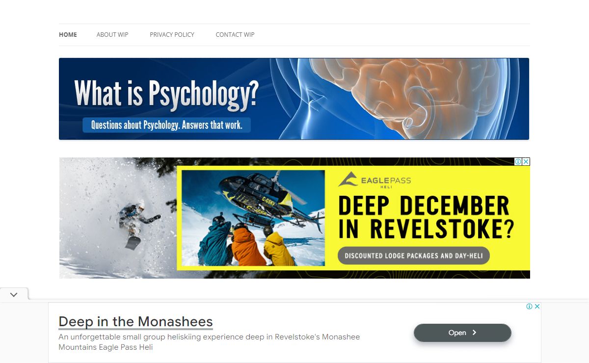 What is Psychology? - Questions about psychology. Answers that work.