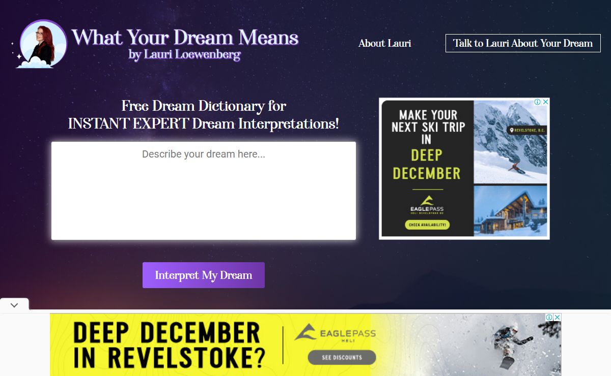Home | Free Dream Interpretations