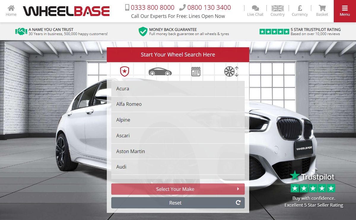 Alloy Wheels & Performance Tyres | Buy Alloys at Wheelbase