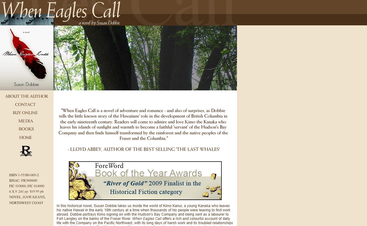 When Eagles Call - a novel by Susan Dobbie