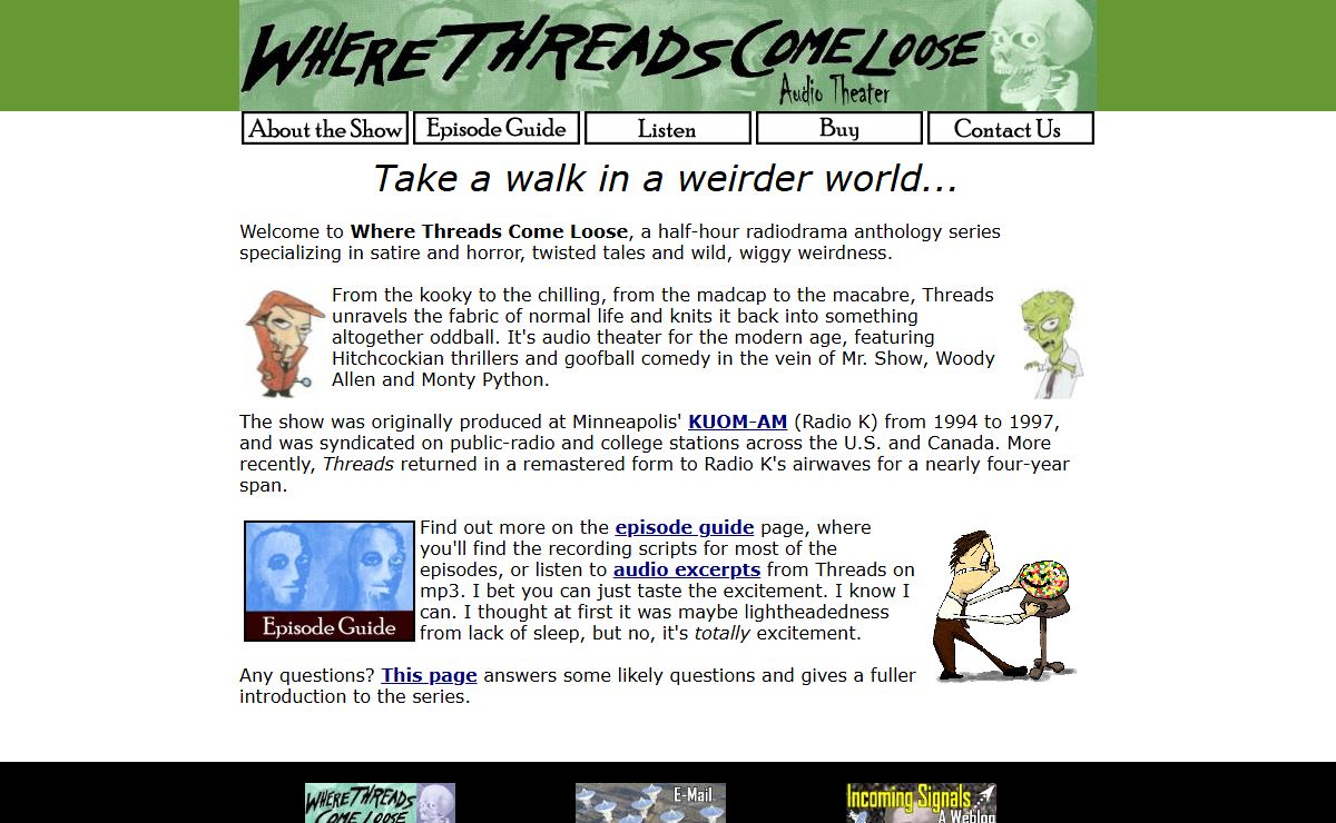 Where Threads Come Loose Audio Theater