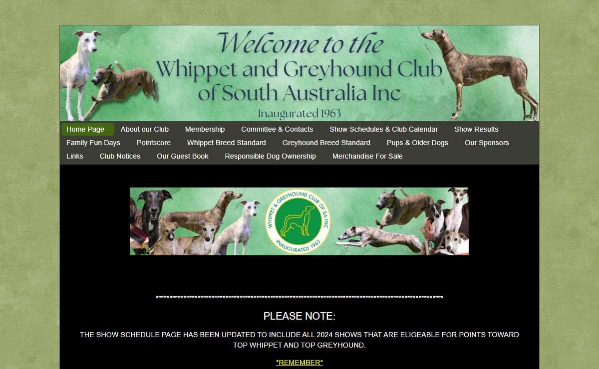 The Whippet & Greyhound Club of South Australia Inc