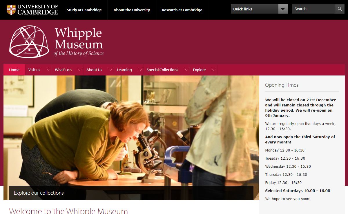 Whipple Museum |