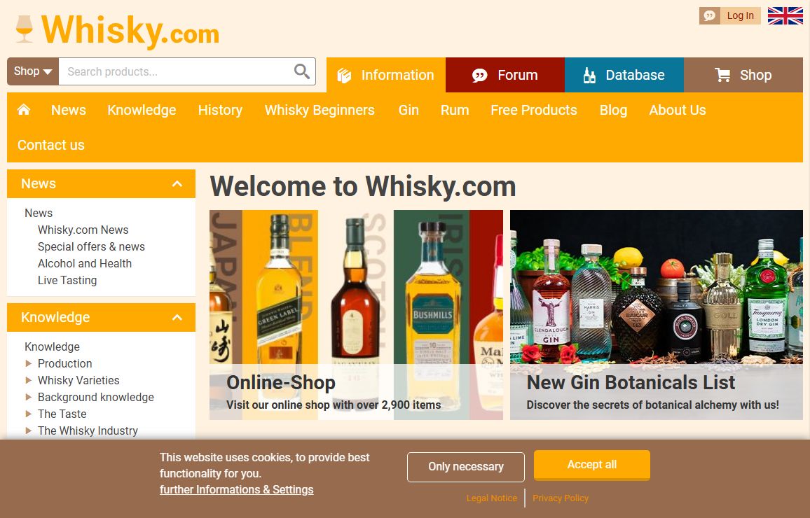 Whisky.com Where Fine Spirits Meet - Whisky.com