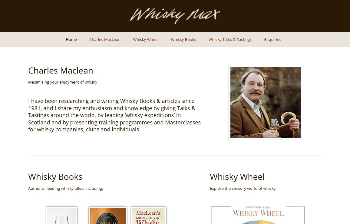 Whiskymax Charles Maclean - maximising your enjoyment of whisky