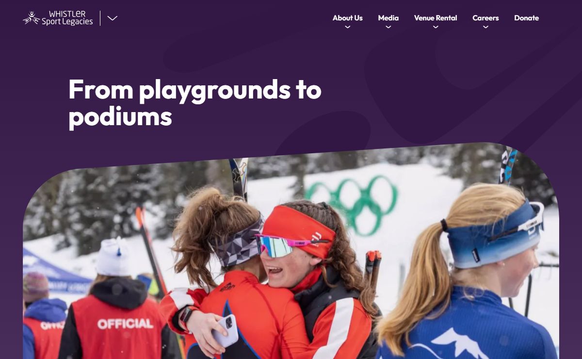 From playgrounds to podiums | Whistler Sport Legacies