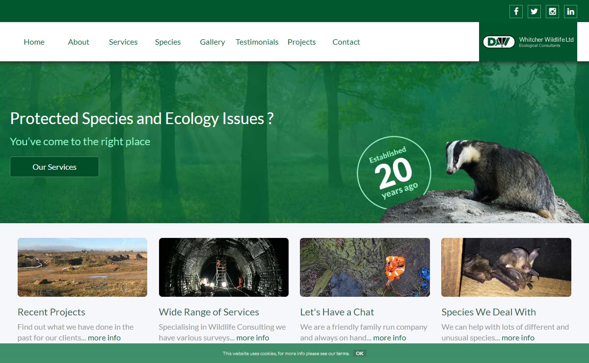 UK based Ecological Consultants | Whitcher Wildlife Ltd