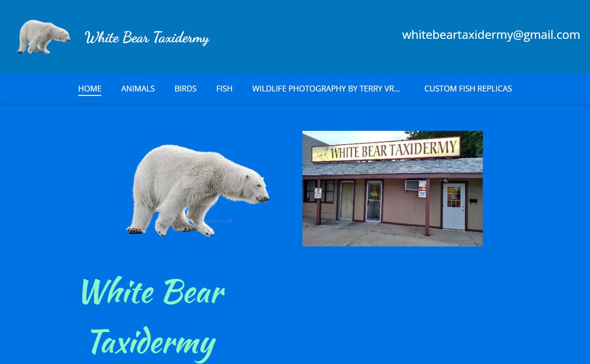 White Bear Taxidermy - Home