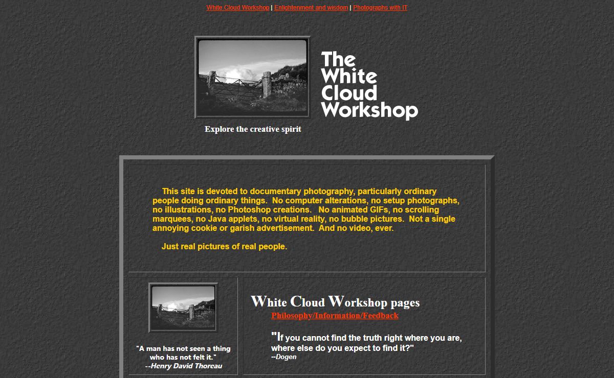 The White Cloud Photography Workshops