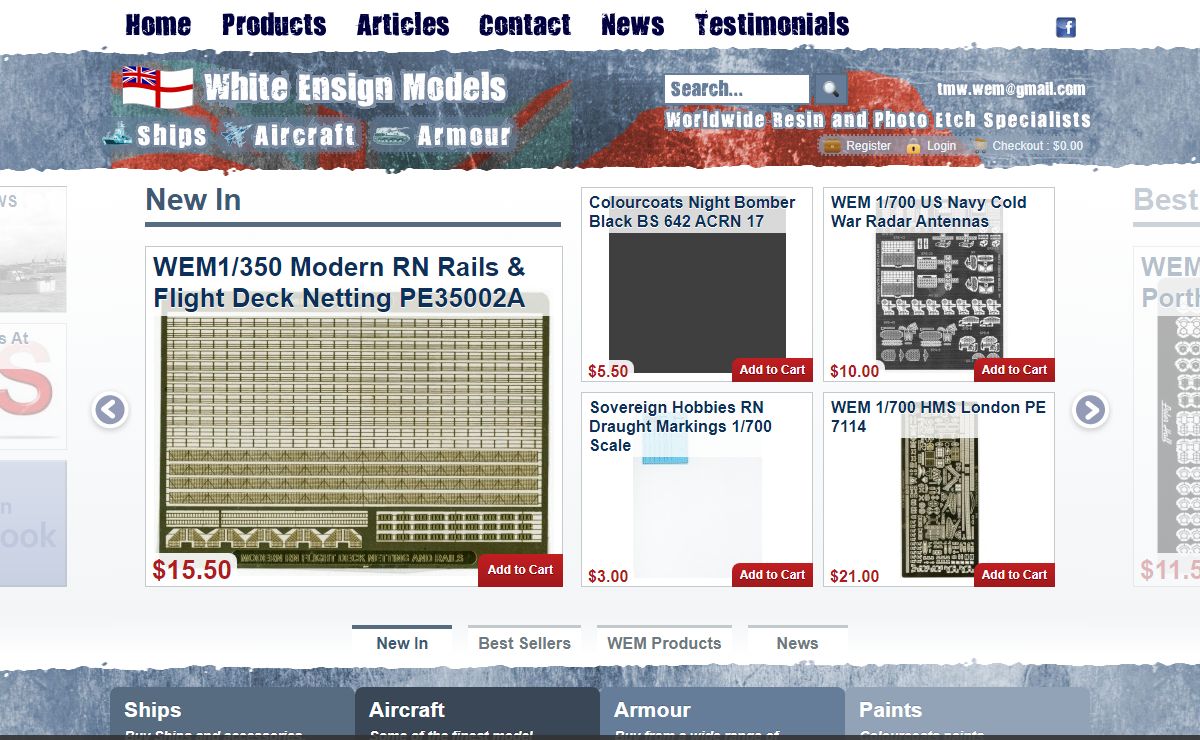 Homepage | White Ensign Models