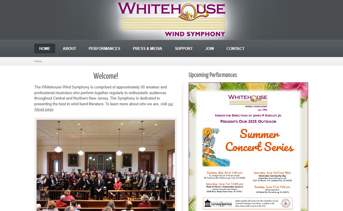 Whitehouse Wind Symphony of New Jersey